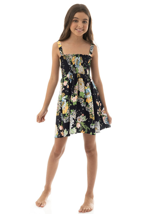Alternative image -  Foto de Black Bouquet Bouquet Girls Short Dress by Maaji - Ropa De Playa Para Niñas - Niñas