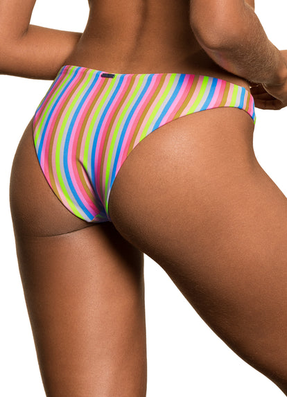 Thumbnail - Maaji Rainbow Stripe Flirt Thin Side Bikini Bottom - 3
