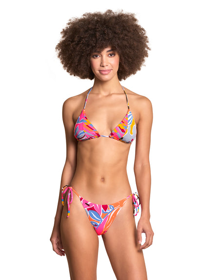 Thumbnail - Maaji Jungle Rain Edge Sliding Triangle Bikini Top - 1