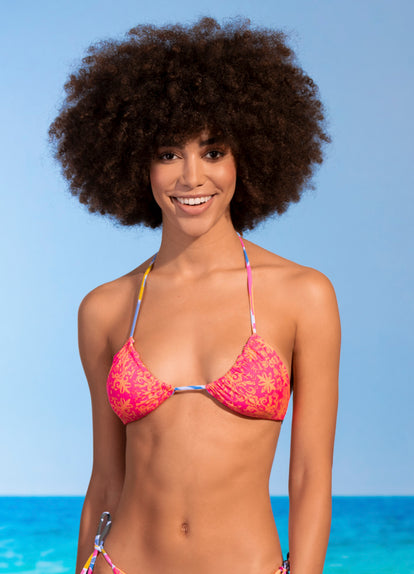  Maaji Jungle Rain Edge Sliding Triangle Bikini Top