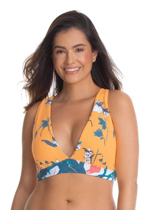 Main image -  Foto de Storyteller Enchant Reversible D cup Halter Bikini Top by Maaji - Tops - Vestidos de Baño