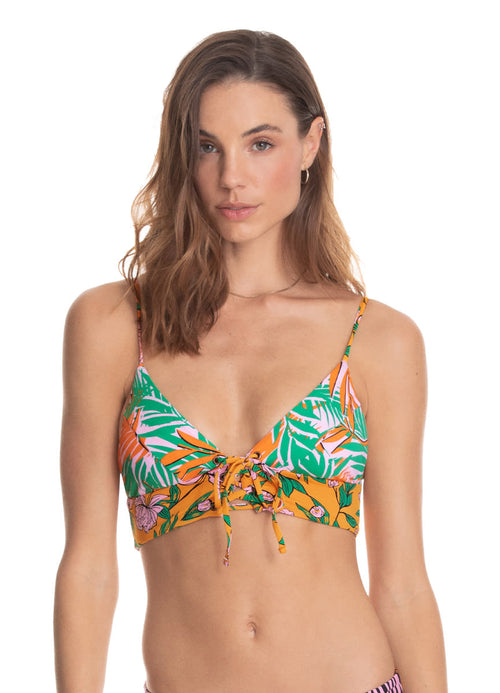 Main image -  Foto de Enchanted Garde Charlotte Lace Up Bralette Bikini Top by Maaji - Tops - Vestidos de Baño