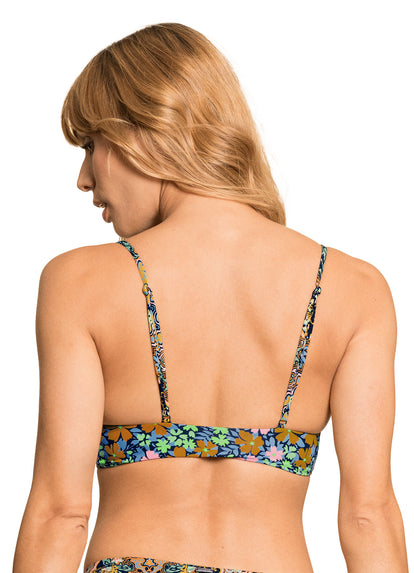 Thumbnail - Maaji Multitapestry Charlotte Long Line Triangle Bikini Top - 6