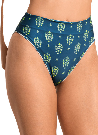 Thumbnail - Maaji Shibori Suzy Q High Rise/High Leg Bikini Bottom - 5