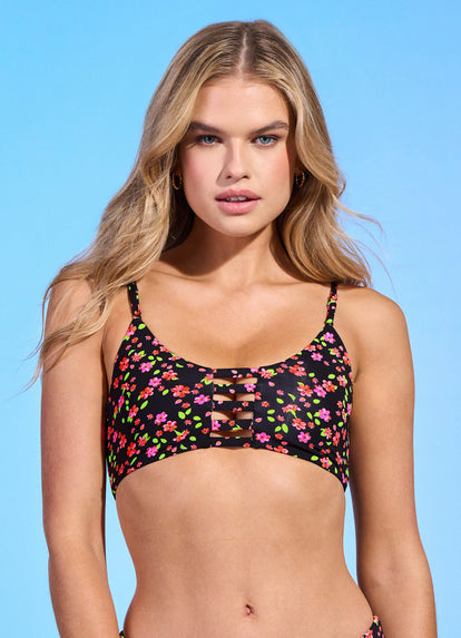  Maaji Pansie Praia Sporty Bralette Bikini Top