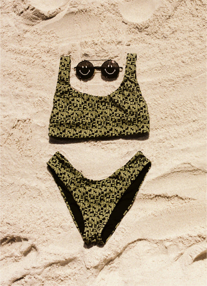 Thumbnail - Maaji Smiley Circuit Journey Double V Bikini Bottom - 1
