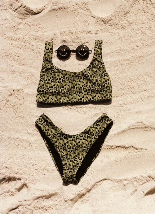 Main image -  Maaji Smiley Circuit Journey Double V Bikini Bottom