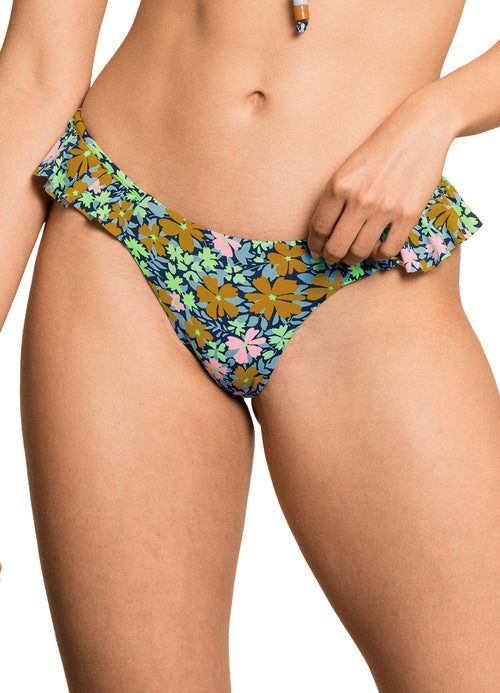 Main image -  Maaji Blossom Kali Ruffle Bikini Bottom