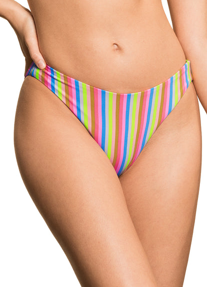  Maaji Rainbow Stripe Sublimity Classic Bikini Bottom