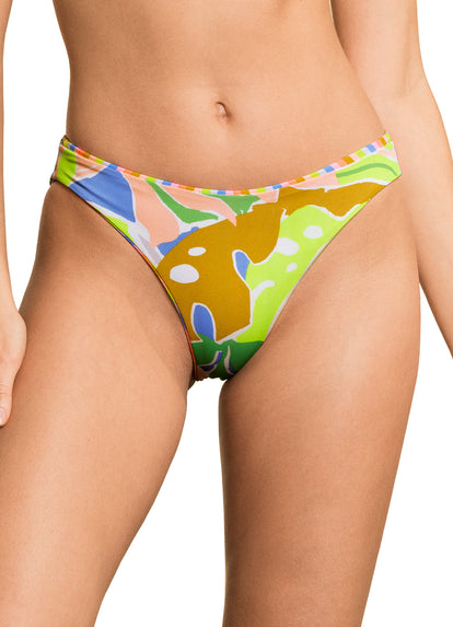  Maaji Rainbow Stripe Sublimity Classic Bikini Bottom