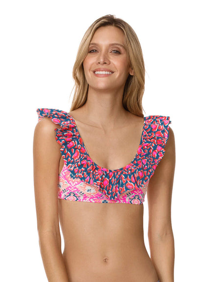  Foto de You're So Lucky Ruffle Bralette Bikini Top by Maaji - Tops - Vestidos de Baño