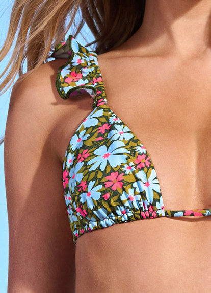 Thumbnail - Foto de Ditsyduo Crush Ruffle Triangle Bikini Top by Maaji - Tops - Vestidos de Baño - 2