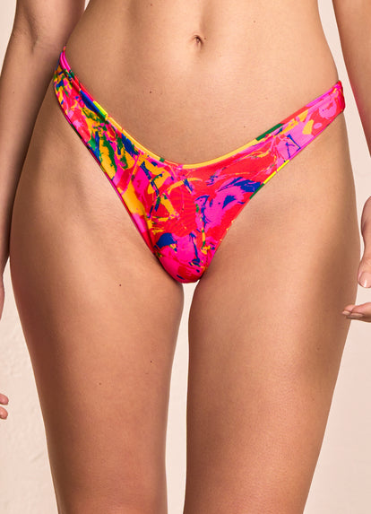 Thumbnail - Maaji Crayonflower Splendour High Leg Bikini Bottom - 12
