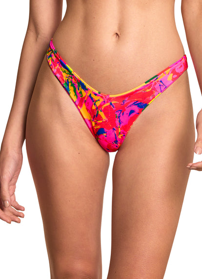 Thumbnail - Maaji Crayonflower Splendour High Leg Bikini Bottom - 13