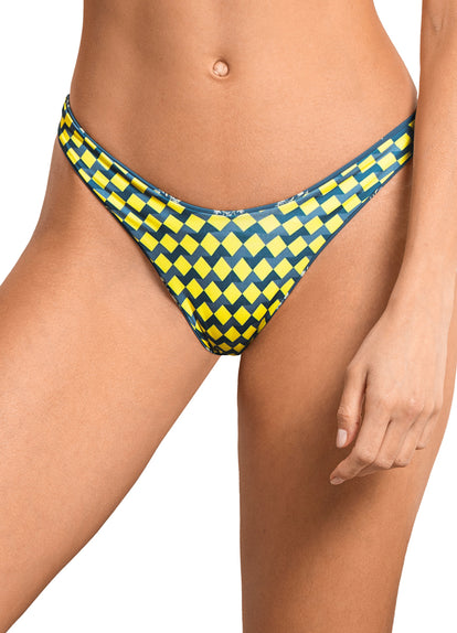  Maaji Stencil Stamp Splendour High Leg Bikini Bottom