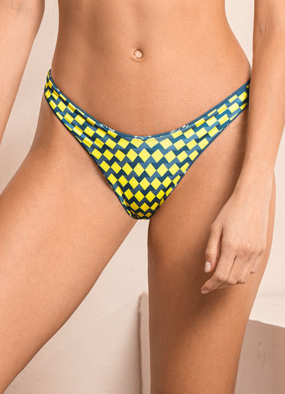 Thumbnail - Maaji Stencil Stamp Splendour High Leg Bikini Bottom - 6