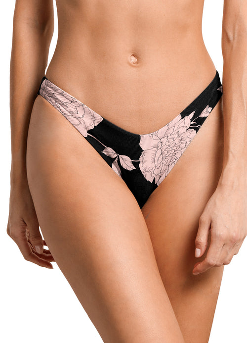 Main image -  Maaji Evening Bloom Splendour High Leg Bikini Bottom