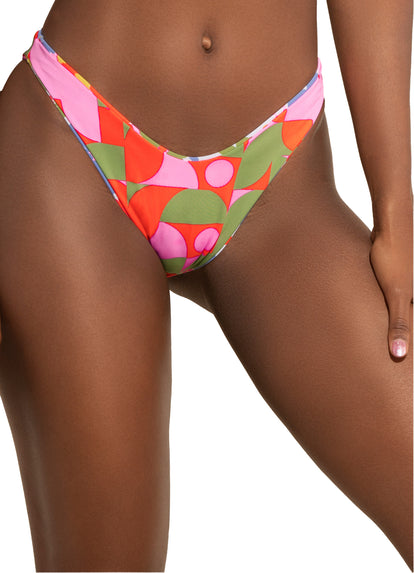 Thumbnail - Maaji Pristine Flower Splendour High Leg Bikini Bottom - 5