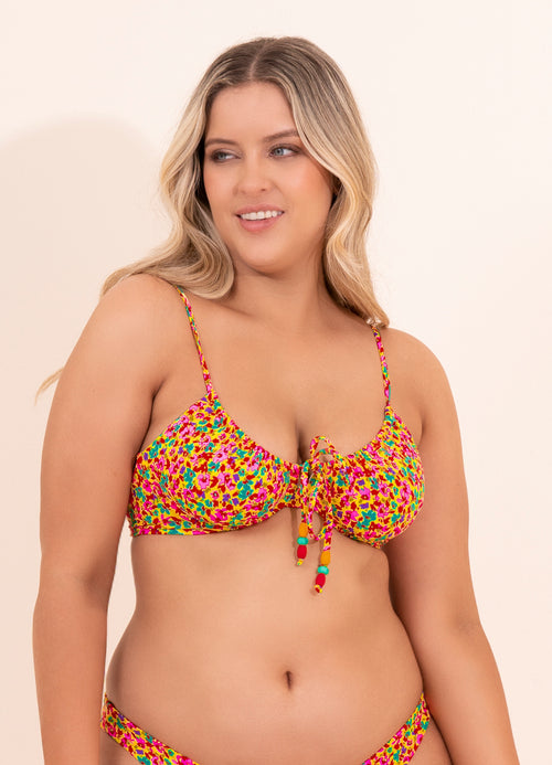 Main image -  Maaji Miniflore Jade Underwire Bikini Top