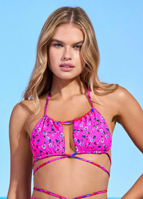 Hover image -  Foto de Spiral Sara Sliding Triangle Bikini Top by Maaji - Tops - Vestidos de Baño