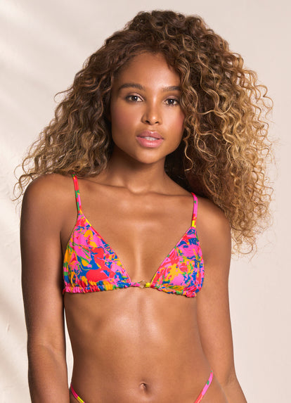  Maaji Crayonflower Coco Sliding Triangle Bikini Top