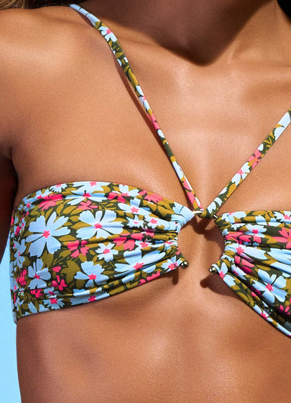 Thumbnail - Maaji Ditsyduo Halfmoon Strapless Bandeau Bikini Top - 1