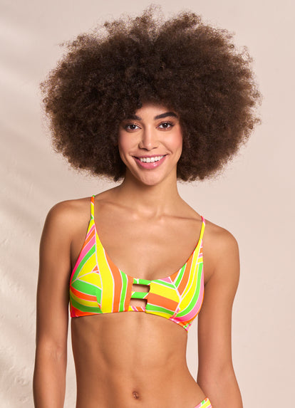 Thumbnail - Maaji Magnetic Crate Sporty Bralette Bikini Top - 5