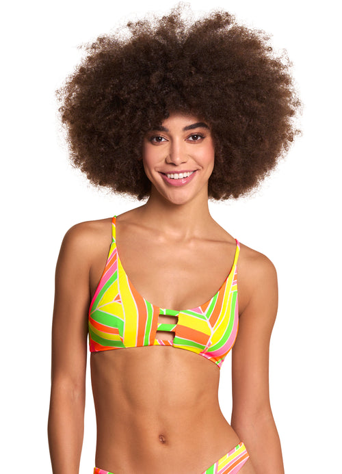 Main image -  Maaji Magnetic Crate Sporty Bralette Bikini Top
