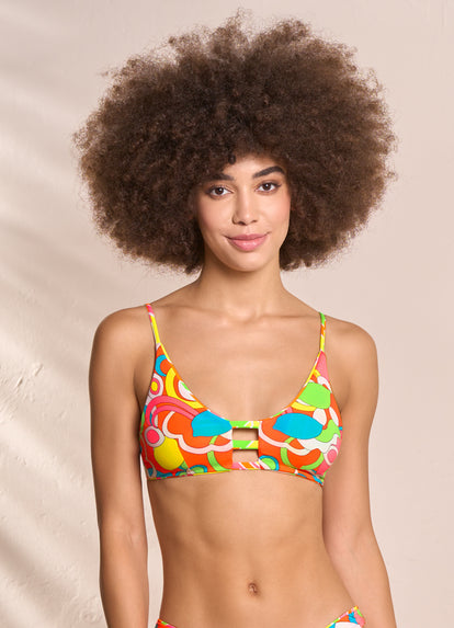 Thumbnail - Maaji Magnetic Crate Sporty Bralette Bikini Top - 17
