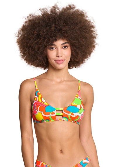  Maaji Magnetic Crate Sporty Bralette Bikini Top