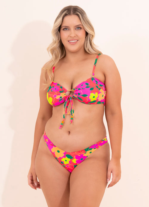 Alternative image -  Maaji Crayonflower Key Strapless Bandeau Bikini Top