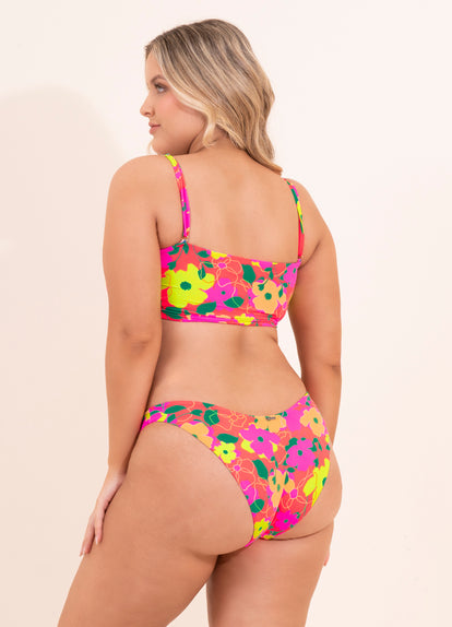 Thumbnail - Maaji Crayonflower Key Strapless Bandeau Bikini Top - 11