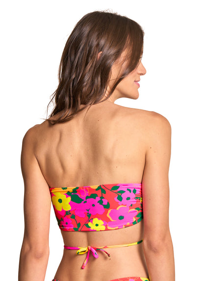 Thumbnail - Maaji Crayonflower Key Strapless Bandeau Bikini Top - 12