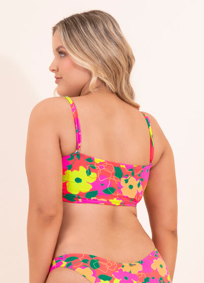 Thumbnail - Maaji Crayonflower Key Strapless Bandeau Bikini Top - 10