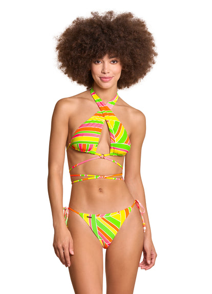  Maaji Magnetic Super 70S Sliding Halter Bikini Top