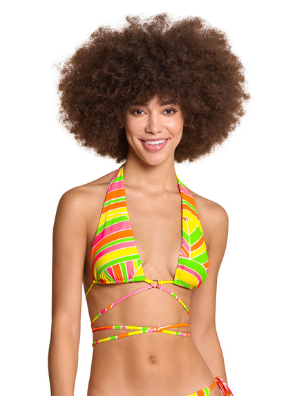  Maaji Magnetic Super 70S Sliding Halter Bikini Top