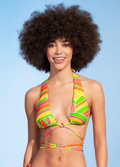  Maaji Magnetic Super 70S Sliding Halter Bikini Top