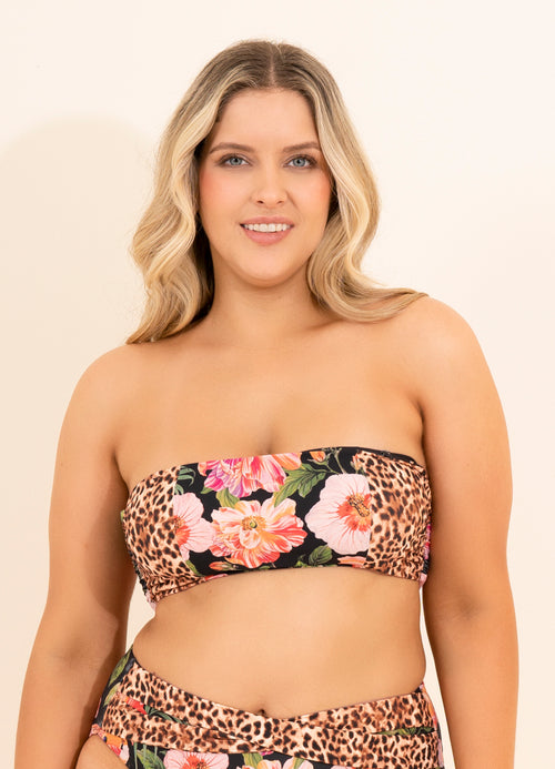 Alternative image -  Maaji Catchy Mandolin Strapless Bandeau Bikini Top
