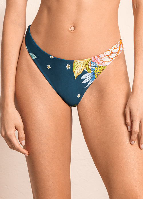 Hover image -  Maaji Romantica Silvy High Leg Bikini Bottom