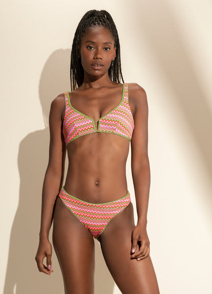 Thumbnail - Foto de Mellow Green Victory V Wire Bralette Bikini Top by Maaji - Tops - Vestidos de Baño - 3