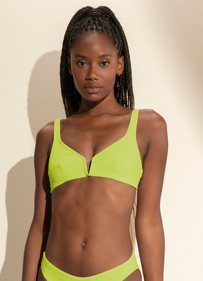 Thumbnail - Foto de Mellow Green Victory V Wire Bralette Bikini Top by Maaji - Tops - Vestidos de Baño - 4