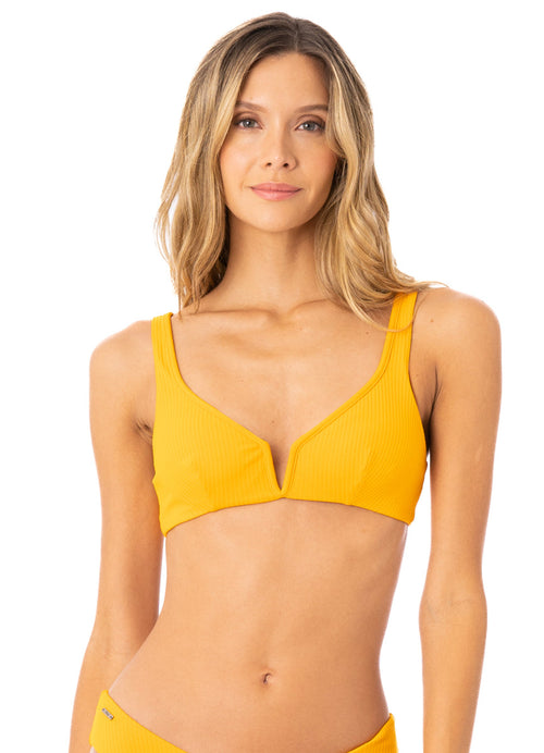Hover image -  Foto de Honey Victory V Wire Bralette Bikini Top by Maaji - Tops - Vestidos de Baño