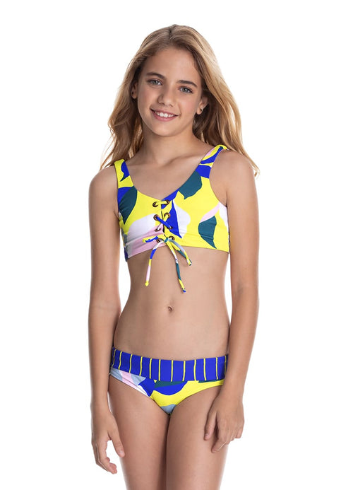 Main image -  Foto de Dazzling Elsa 4-ways Reversible Girls Swimsuit by Maaji - Vestidos De Baño Para Niñas - Niñas