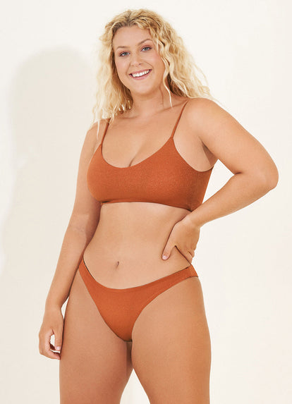 Thumbnail - Foto de Sunset Orange Ceci Sporty Bralette Bikini Top by Maaji - Tops - Vestidos de Baño - 4