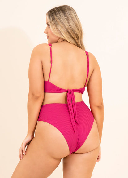 Thumbnail - Foto de Strawberry Suzane High Rise/High Leg Bikini Bottom by Maaji - Panties - Vestidos de Baño - 6
