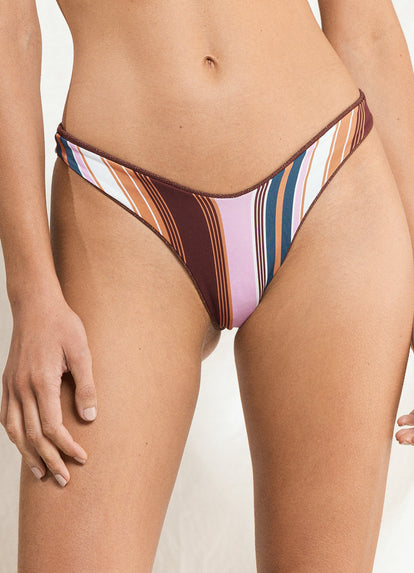  Maaji Mocca Splendour High Leg Bikini Bottom