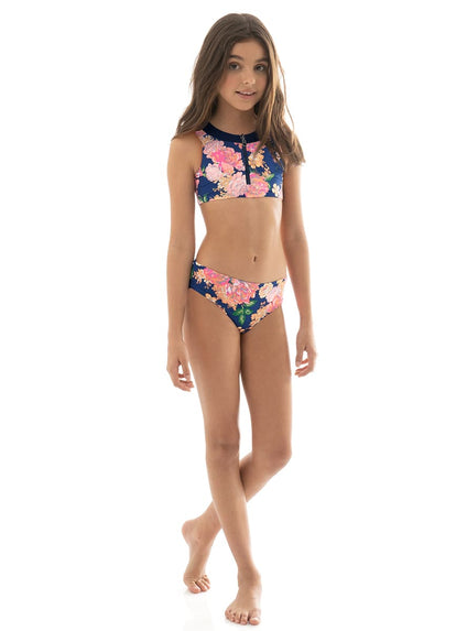  Foto de Peony Bellflower Girls Bikini Set by Maaji - Vestidos De Baño Para Niñas - Niñas