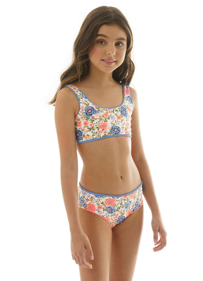 Thumbnail - Foto de Coral Peony Iceland Girls Bikini Set by Maaji - Vestidos De Baño Para Niñas - Niñas - 6