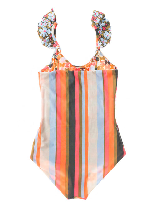 Hover image -  Foto de Multistripe Eternity Girls One Piece by Maaji - Vestidos De Baño Para Niñas - Niñas