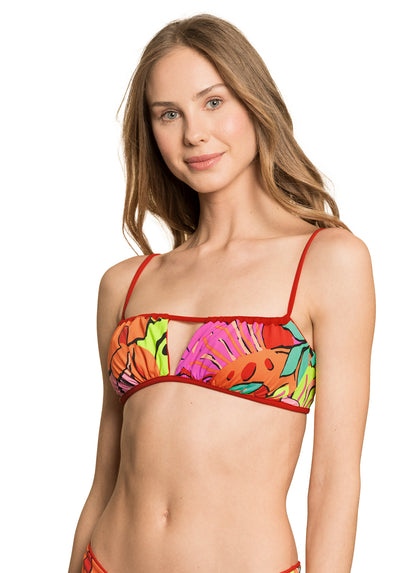  Maaji Crimson Emma Classic Bralette Bikini Top